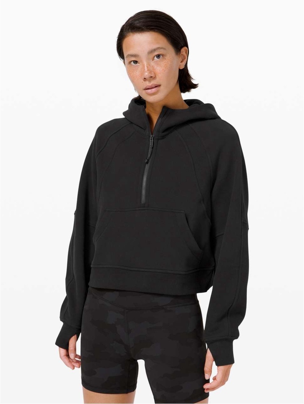 Lululemon Scuba Oversized 1/2 Zip Hoodie
Black - XL/XXL